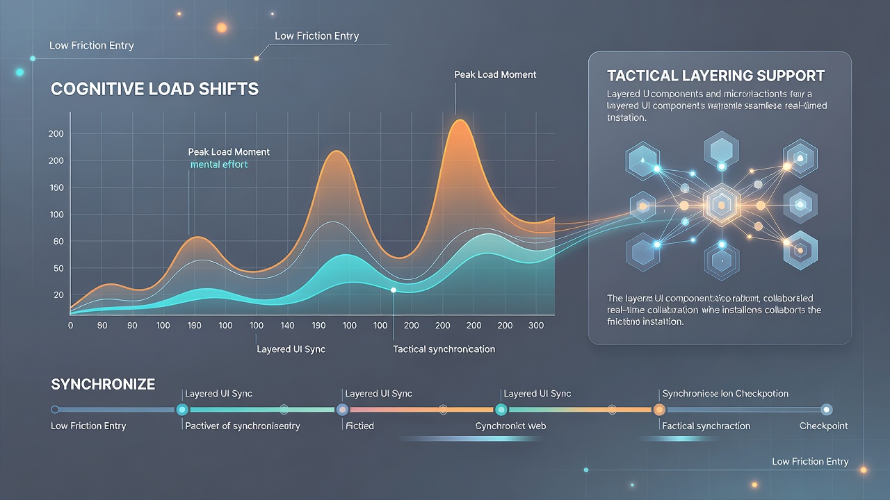 Heatmap visualization of cognitive load distribution across team members during synchronized exploration phases in web arenas