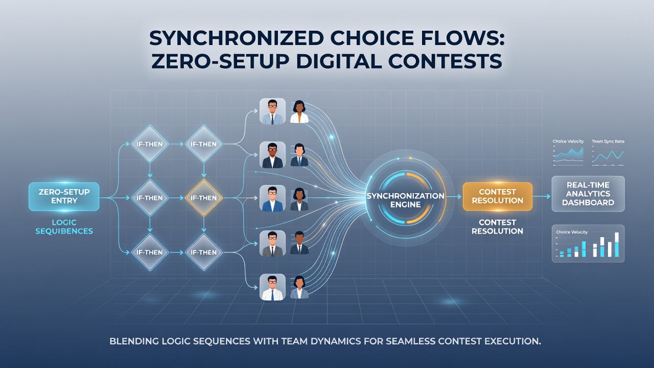 Team coordination during exploratory athletic sequences in instant-access web contests