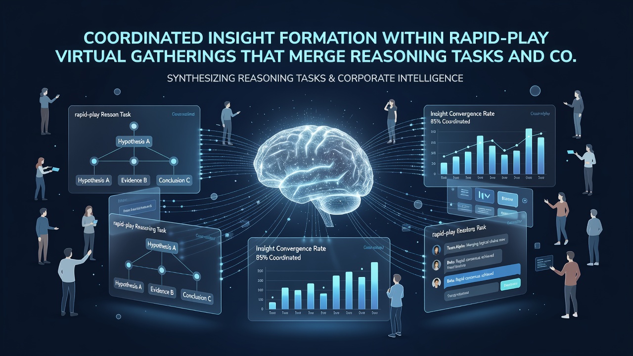 Players forming insights through combined puzzle solving and competitive navigation in real-time virtual gatherings