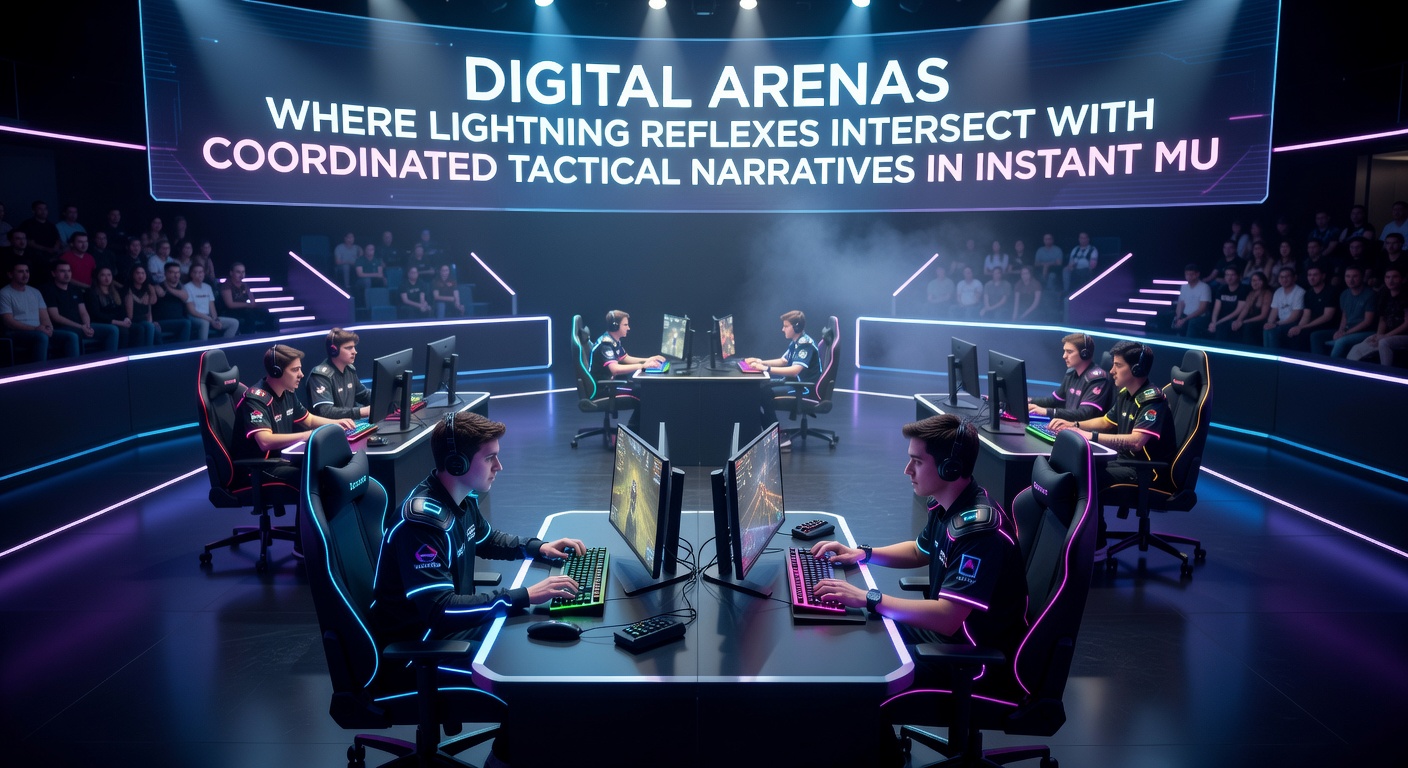 Coordinated team executing tactical plays alongside rapid reflex actions in an instant multiplayer athletic game environment
