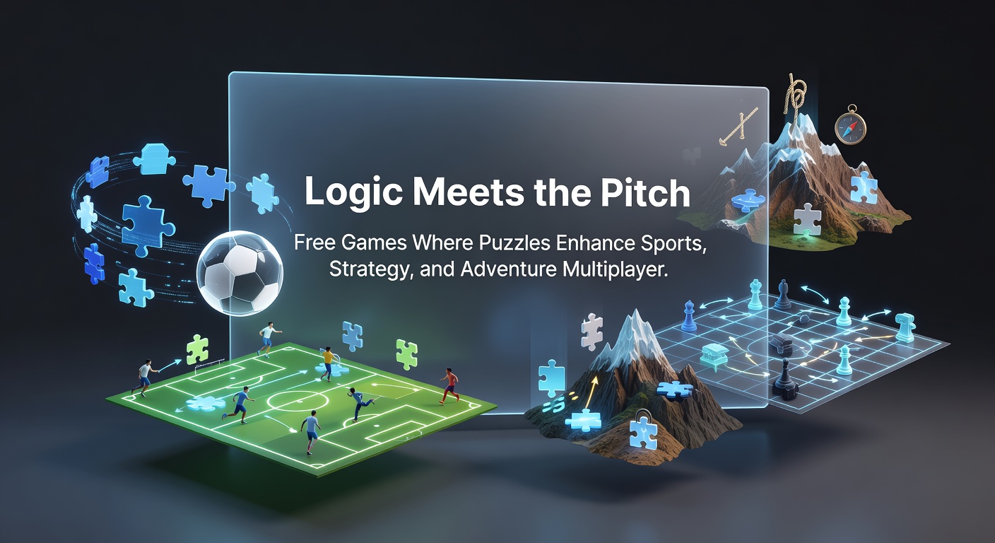Strategic multiplayer board where players solve interlocking logic puzzles amid towering adventure structures