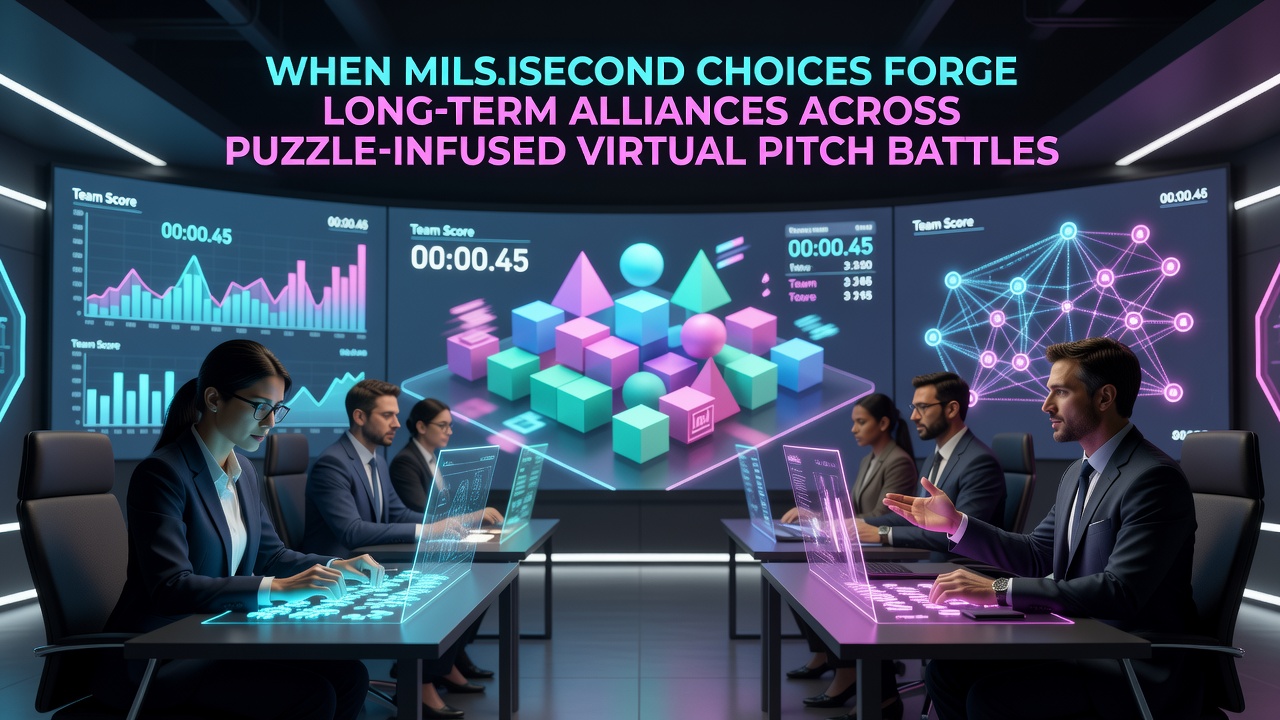 Team interface showing synchronized puzzle solves during an athletic simulation match